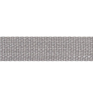 Mathias Linen Tape Narrow Grey 76832 by Schumacher Trim