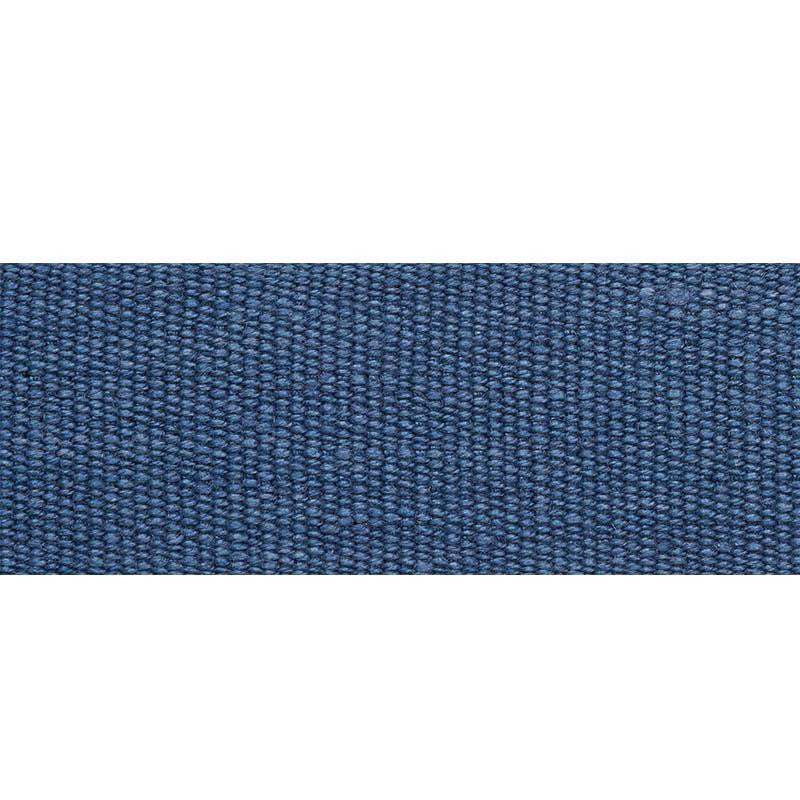 Mathias Linen Tape Medium Indigo 76861 by Schumacher Designer Trim Perfect Basics: Trims & Tassels - Swanky Fabrics -