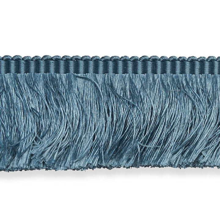 Francois Silk Brush Fringe Cadet 74592 by Schumacher Trim Perfect Basics: Trims & Tassels - Fabric Carolina -