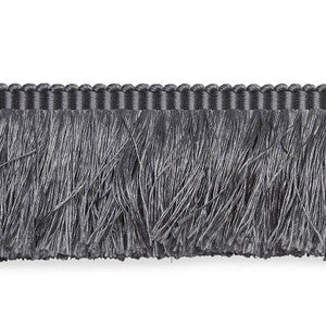 Francois Silk Brush Fringe Grey 74593 by Schumacher Trim