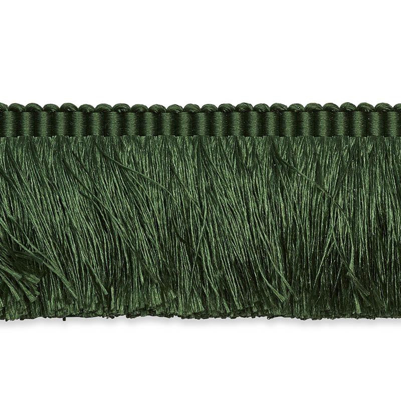 Francois Silk Brush Fringe Emerald 74594 by Schumacher Trim Perfect Basics: Trims & Tassels - Fabric Carolina -