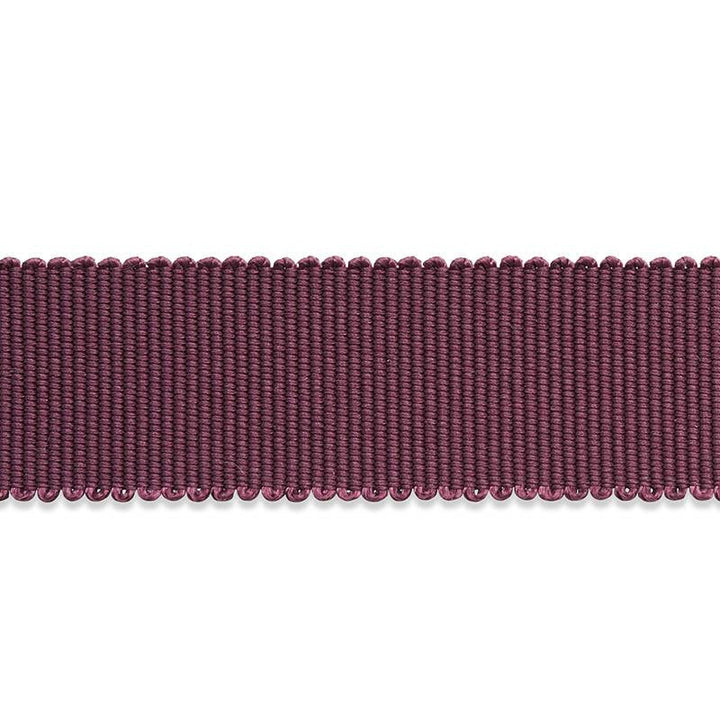 Pierre Silk Gimp Medium Eggplant 74675 by Schumacher Designer Trim Le Max - Swanky Fabrics -