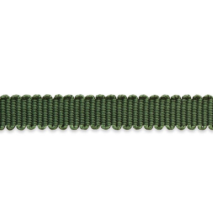 Pierre Silk Gimp Extra Narrow Emerald 74634 by Schumacher Designer Trim Perfect Basics: Trims - Swanky Fabrics -