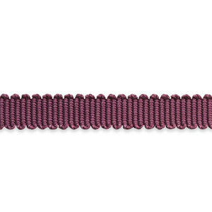 Pierre Silk Gimp Extra Narrow Eggplant 74635 by Schumacher Trim