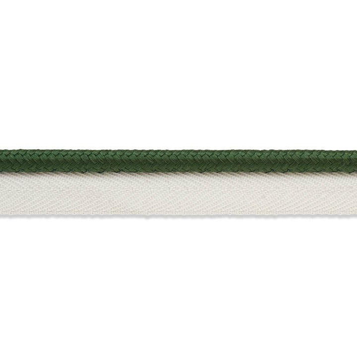 Gustave Silk Lip Cord Medium Emerald 74554 by Schumacher Trim Perfect Basics: Trims - Fabric Carolina -