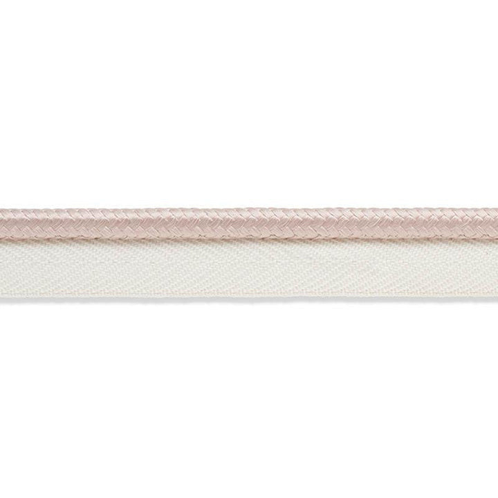 Gustave Silk Lip Cord Medium Blush 74556 by Schumacher Designer Trim Perfect Basics: Trims - Swanky Fabrics -