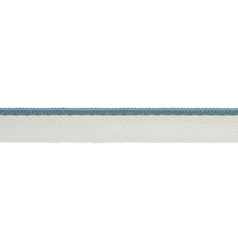 Gustave Silk Lip Cord Narrow Cadet 74532 by Schumacher Trim Perfect Basics: Trims - Fabric Carolina -