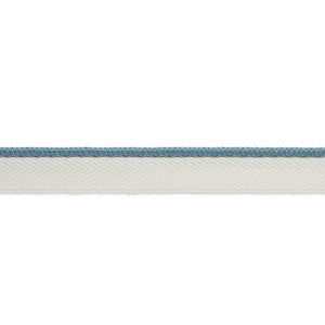 Gustave Silk Lip Cord Narrow Cadet 74532 by Schumacher Trim