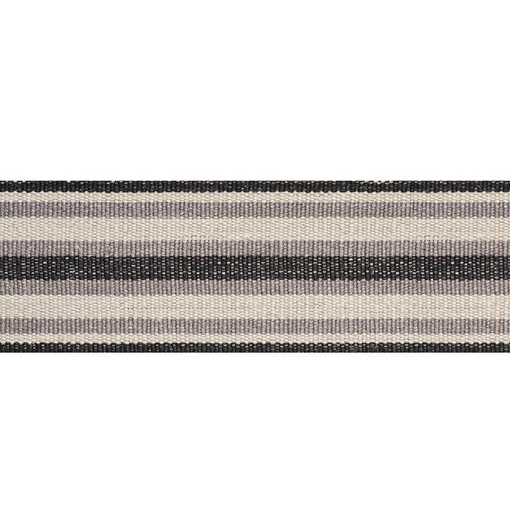 Levant Tape Charcoal 76582 by Schumacher Designer Trim World View 1.75" - Swanky Fabrics -