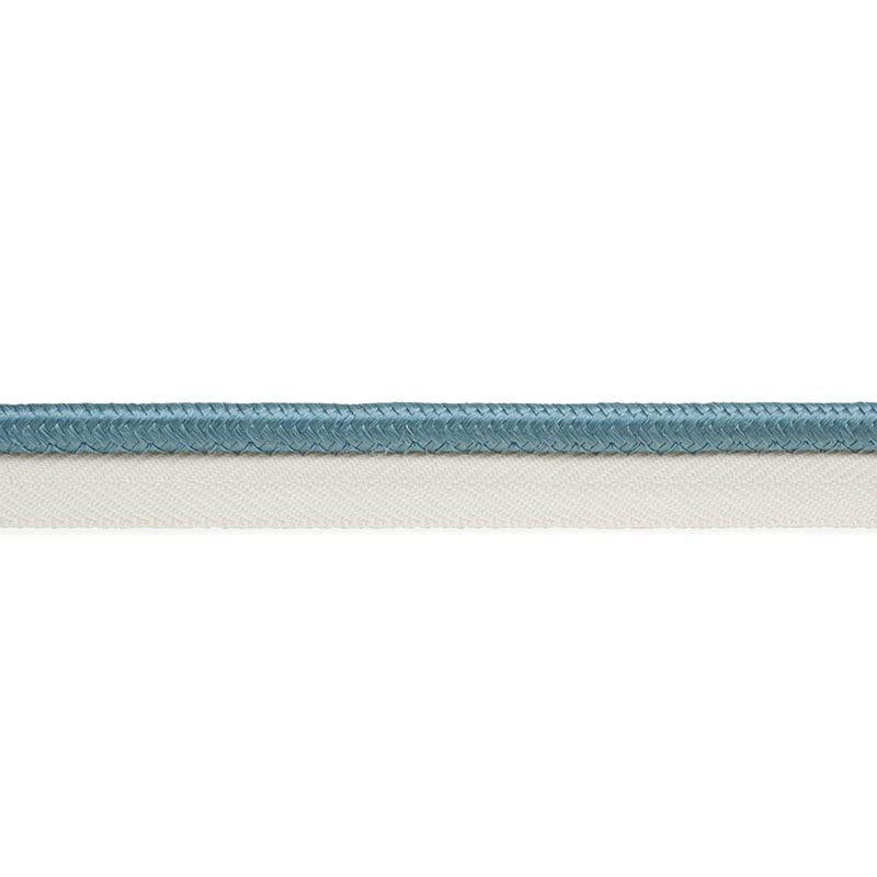 Gustave Silk Lip Cord Wide Cadet 74572 by Schumacher Trim Perfect Basics: Trims - Fabric Carolina -