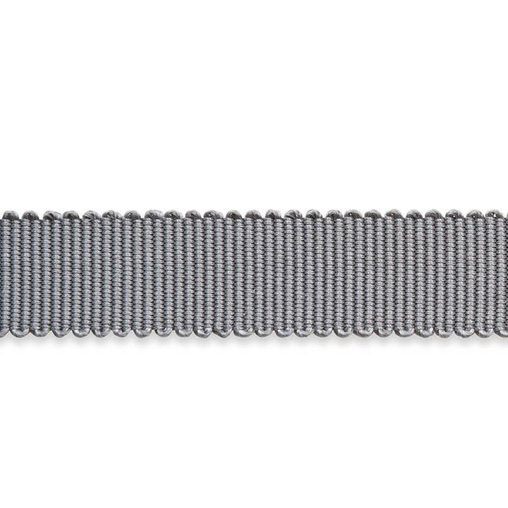 Pierre Silk Gimp Narrow Grey 74653 by Schumacher Trim Perfect Basics: Trims - Fabric Carolina -