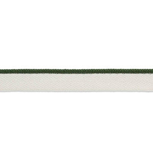 Gustave Silk Lip Cord Narrow Emerald 74534 by Schumacher Trim