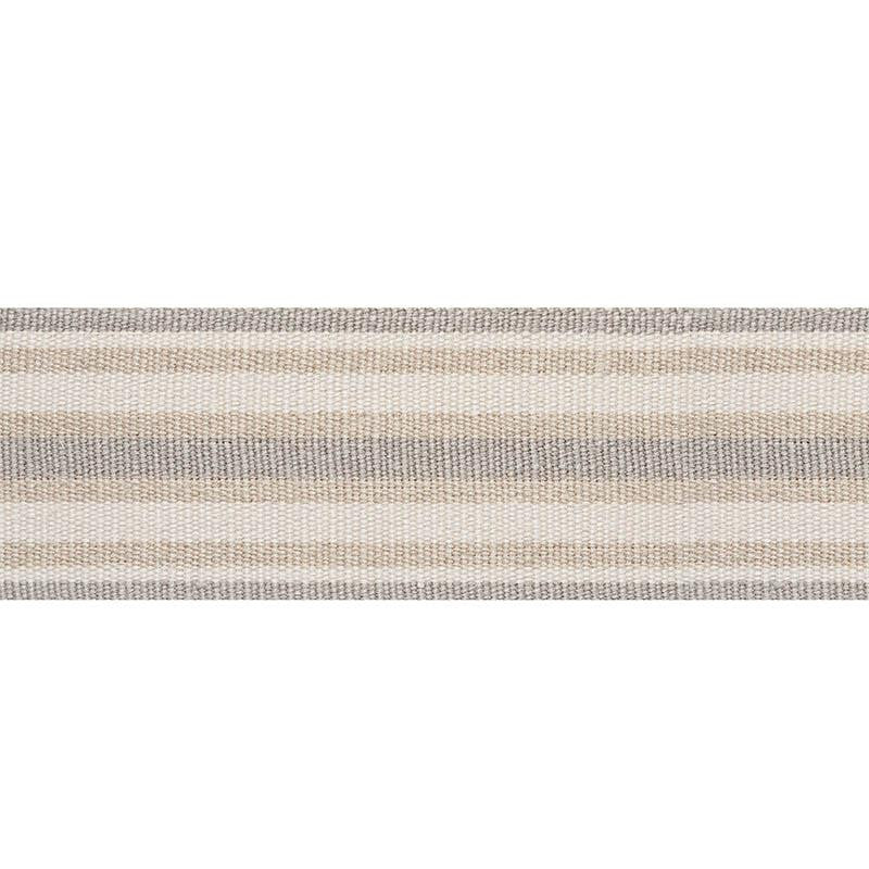 Levant Tape Stone 76580 by Schumacher Trim World View 1.75" - Fabric Carolina -