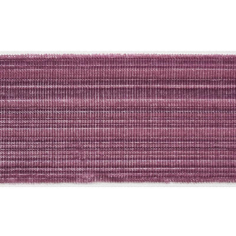 Gaspard Velvet Tape Wide Eggplant 74242 by Schumacher Trim Statement Trims - Fabric Carolina -