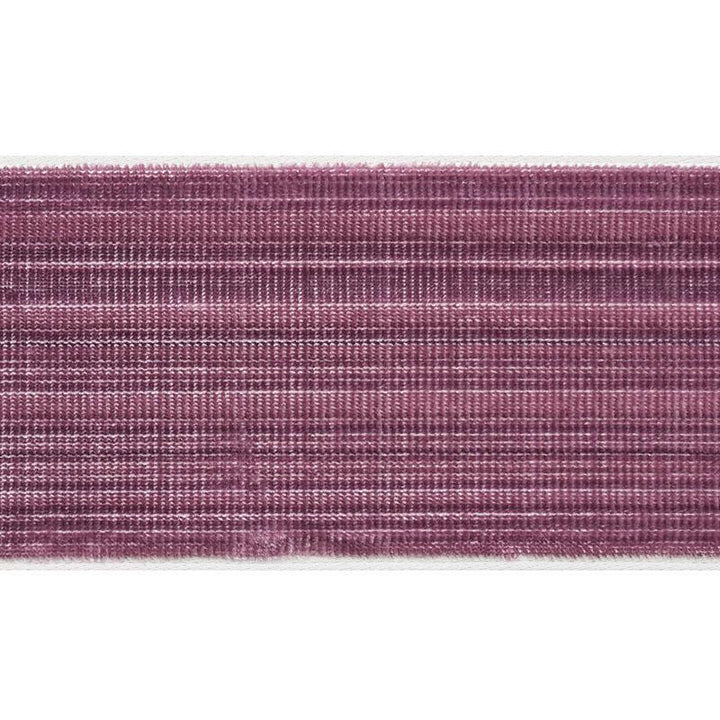 Gaspard Velvet Tape Wide Eggplant 74242 by Schumacher Trim Statement Trims - Fabric Carolina -