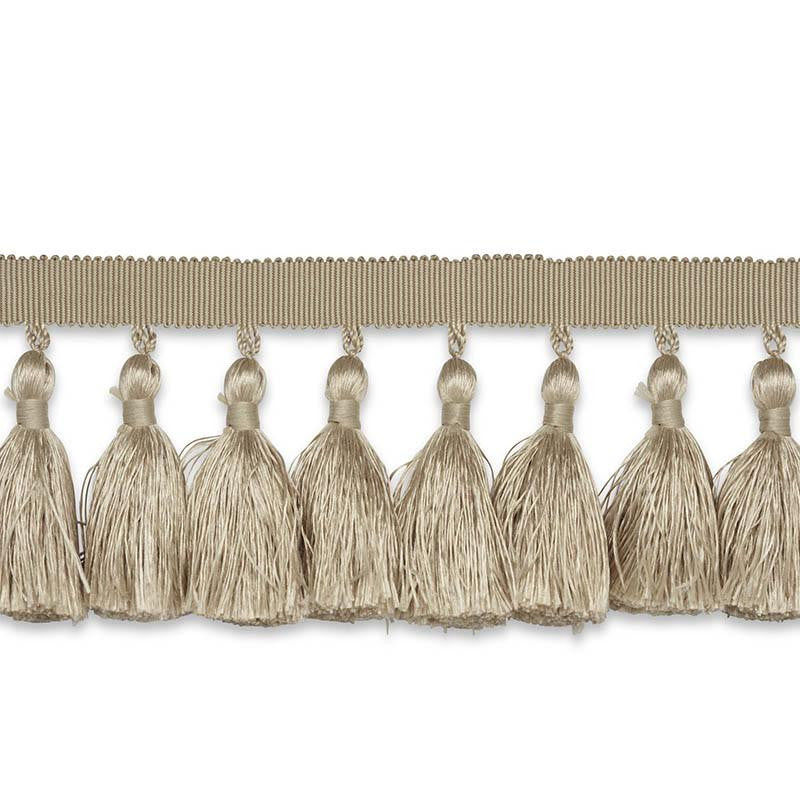 Valentin Silk Tassel Sand 76801 by Schumacher Trim Perfect Basics: Trims & Tassels - Fabric Carolina -