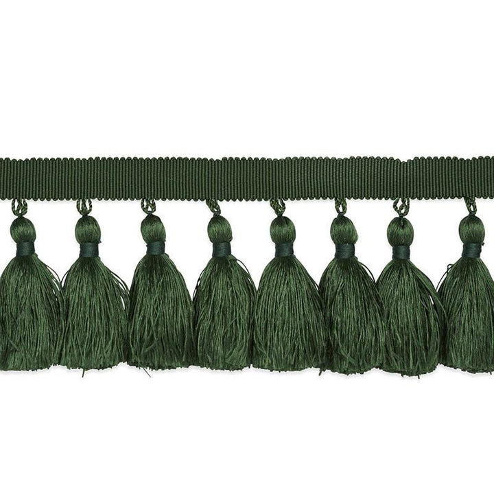 Valentin Silk Tassel Emerald 76806 by Schumacher Trim Perfect Basics: Trims & Tassels - Fabric Carolina -
