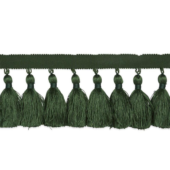 Valentin Silk Tassel Emerald 76806 by Schumacher Designer Trim Perfect Basics: Trims & Tassels - Swanky Fabrics -