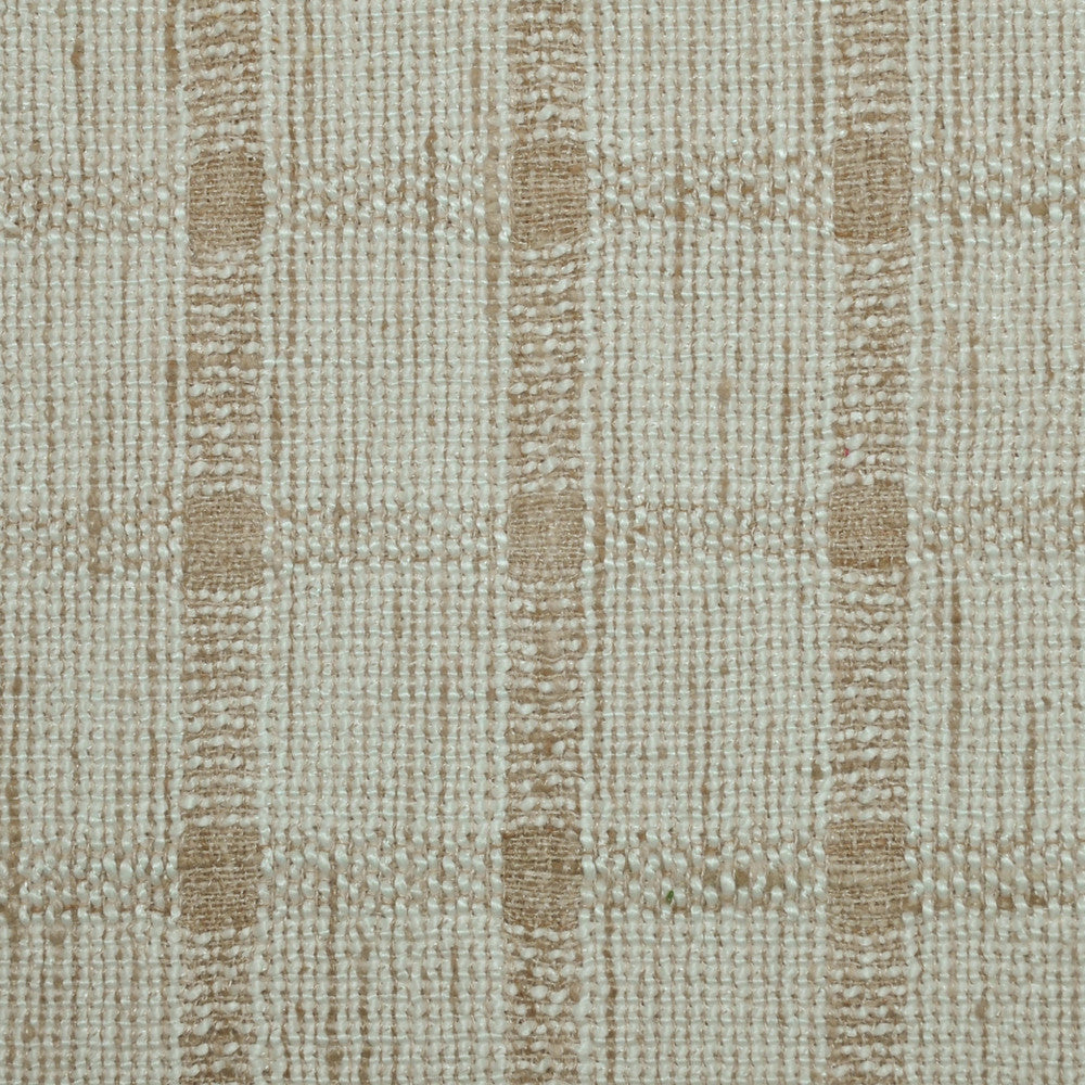 Traverse Check Natural 9 by P Kaufmann Fabrics Fabric