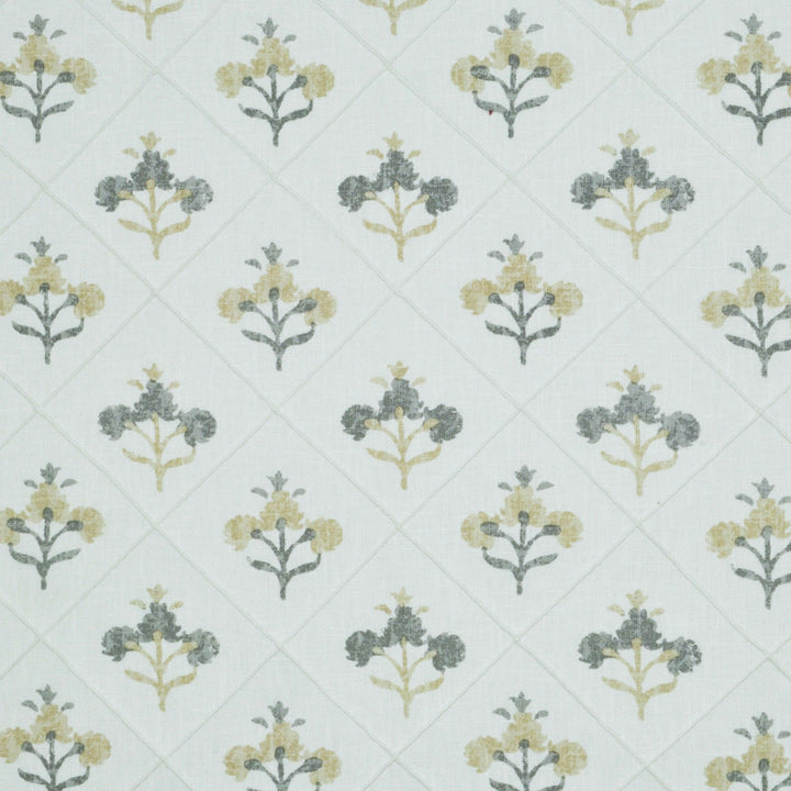 Trois Fleurs Grey 4 by P Kaufmann Fabrics Fabric