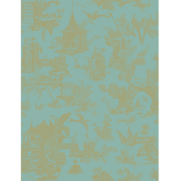 2195 63W7641 by JF Wallpaper CROSSWINDS WALLCOVERINGS 100% Wallpaper UNITED KINGDOM (see sample) Horizontal: N/A and Vertical: 25.200 20.50 - Fabric Carolina -