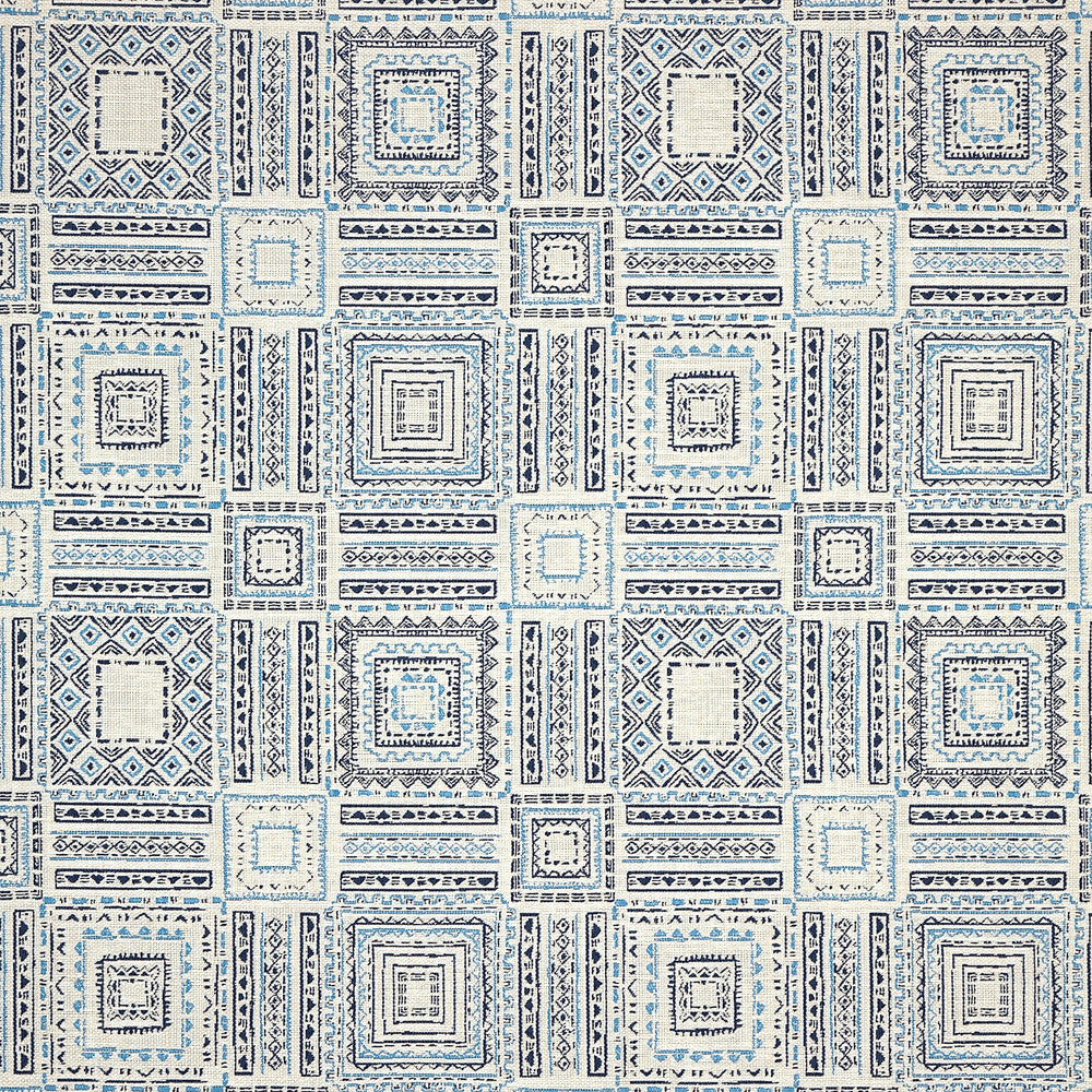 145675-0002 Garza Indigo by Sunbrella Fabric Sunbrella Upholstery Sunbrella Acrylic USA or Imported 5-Year Horizontal: 5.6 in. and Vertical: 7.8 in. 54 in. - Fabric Carolina -