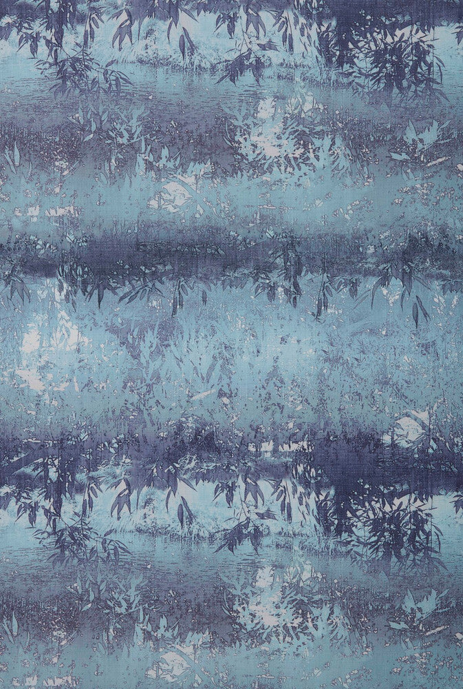 Serenity (Wp) # 02 Indigo by 1838 Wallcoverings Wallpaper Essence STRAIGHT PASTE THE WALL UNITED KINGDOM V-27.5" 27.5"X11YD - Fabric Carolina -