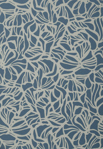 Purity (Wp) # 03 Prussian Blue by 1838 Wallcoverings Wallpaper