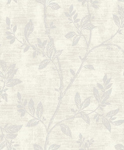 Leaf Trail Metallic Pearl & Glass Beads by Seabrook Wallpaper