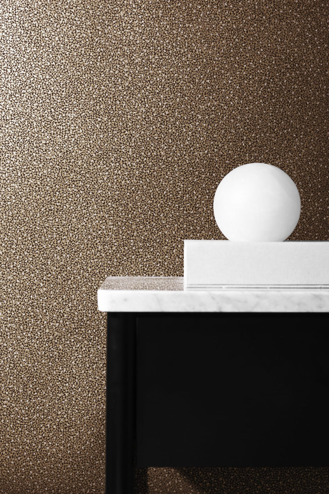 Mica Texture Brick & Metallic Silver 2231611 by Etten Gallerie Designer Wallpaper