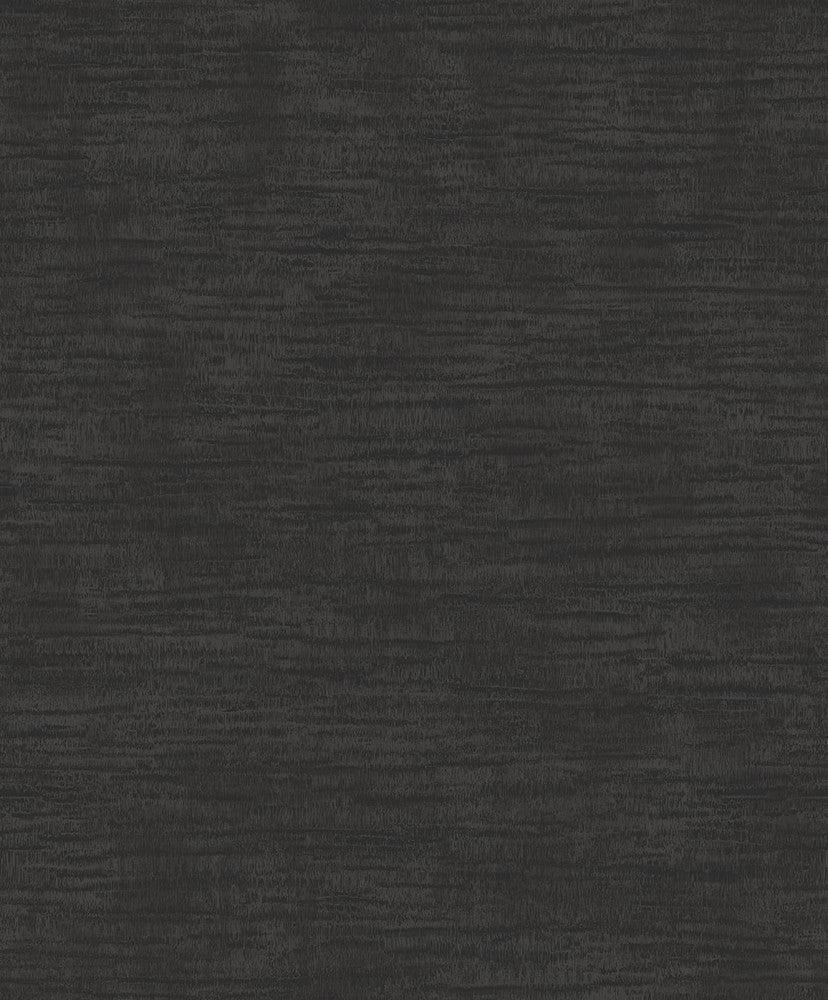 Bark Texture Metallic Charcoal & Ebony by Seabrook Wallpaper Essential Textures Netherlands 56.05 25.2" 20.5" - Fabric Carolina -