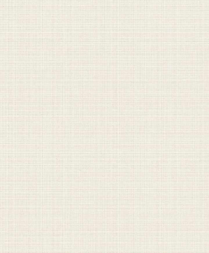Crosshatch Linen Metallic Ivory by Seabrook Wallpaper Essential Textures Netherlands 56.05 12.6" 20.5" - Fabric Carolina -