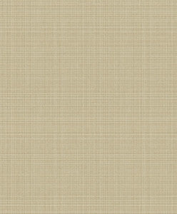 Crosshatch Linen Metallic Khaki by Seabrook Wallpaper
