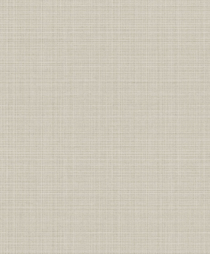 Crosshatch Linen Metallic Greige by Seabrook Wallpaper Essential Textures Netherlands 56.05 12.6" 20.5" - Fabric Carolina -