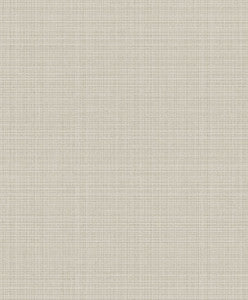 Crosshatch Linen Metallic Greige by Seabrook Wallpaper