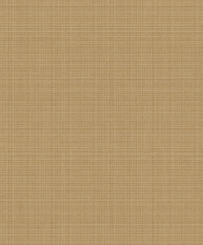 Crosshatch Linen Metallic Antique Brass by Seabrook Wallpaper Essential Textures Netherlands 56.05 12.6" 20.5" - Fabric Carolina -