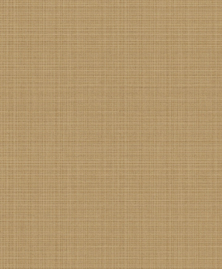 Crosshatch Linen Metallic Antique Brass by Seabrook Wallpaper Essential Textures Netherlands 56.05 12.6" 20.5" - Fabric Carolina -