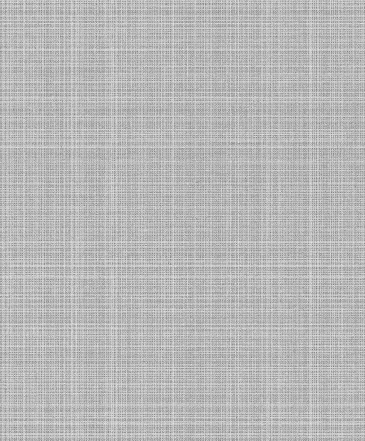 Crosshatch Linen Metallic Silver by Seabrook Wallpaper Essential Textures Netherlands 56.05 12.6" 20.5" - Fabric Carolina -