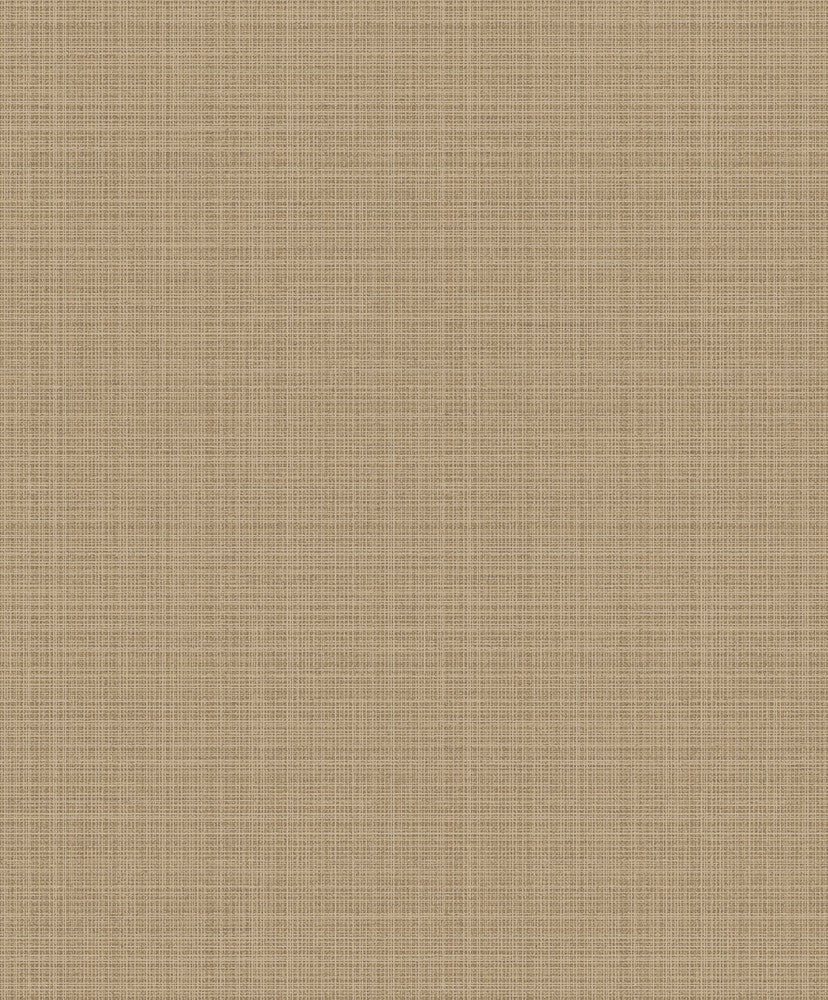 Crosshatch Linen Metallic Taupe by Seabrook Wallpaper Essential Textures Netherlands 56.05 12.6" 20.5" - Fabric Carolina -