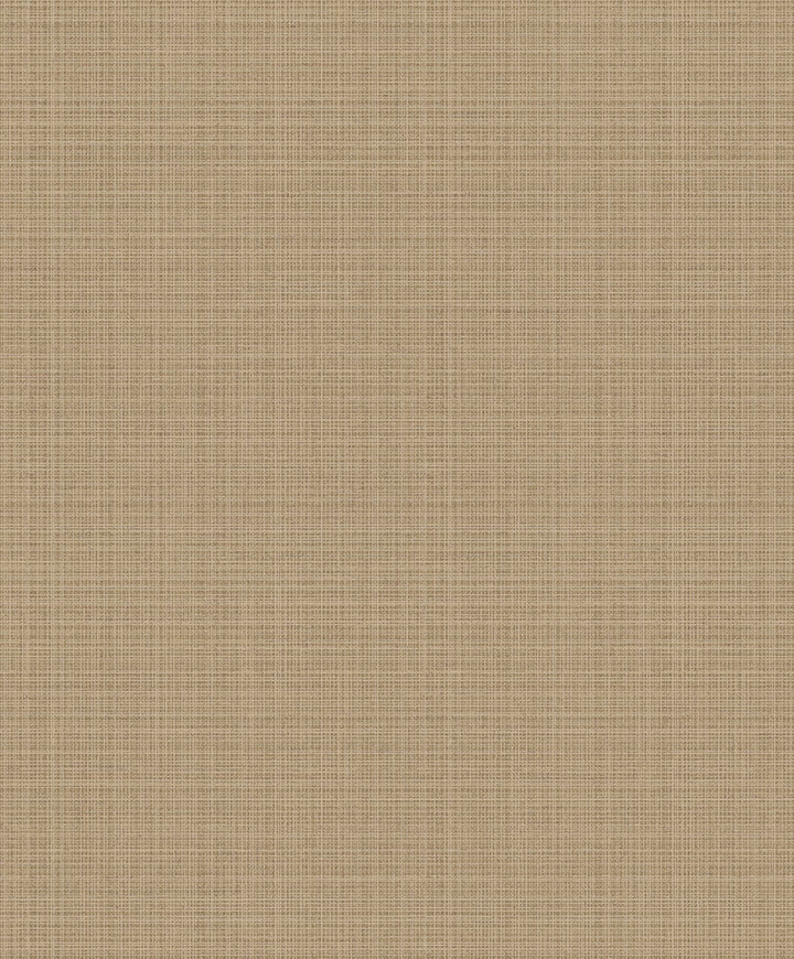 Crosshatch Linen Metallic Taupe by Seabrook Wallpaper Essential Textures Netherlands 56.05 12.6" 20.5" - Fabric Carolina -