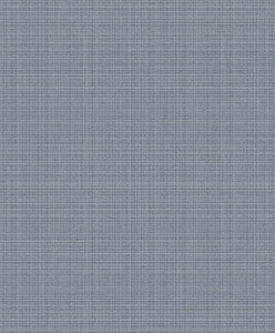 Crosshatch Linen Metallic Smoke by Seabrook Wallpaper