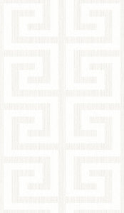 Greek Key Metallic Pearl & Ivory by Seabrook Wallpaper