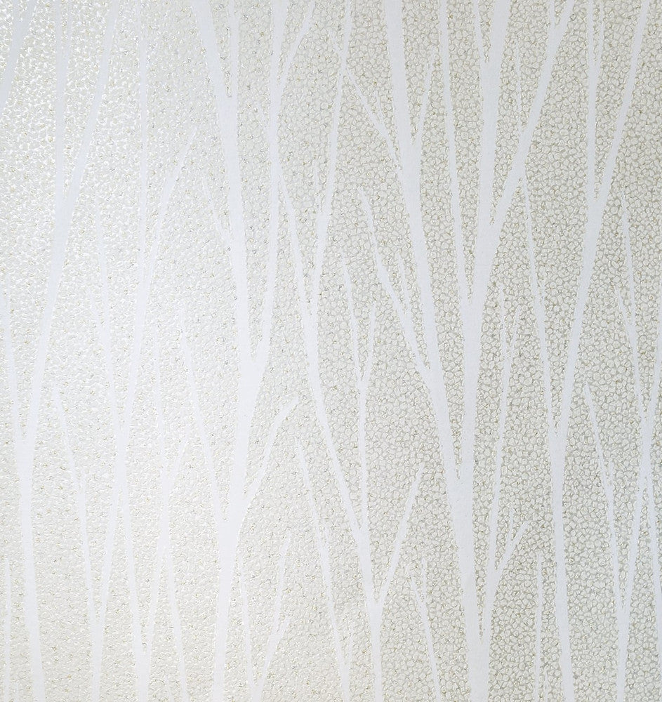 Birch Trail Metallic Pearl & Glitter by Seabrook Wallpaper Essential Textures Netherlands 56.05 25.2" 20.5" - Fabric Carolina -