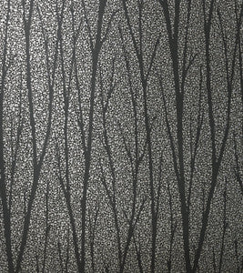 Birch Trail Gunmetal & Charcoal by Seabrook Wallpaper