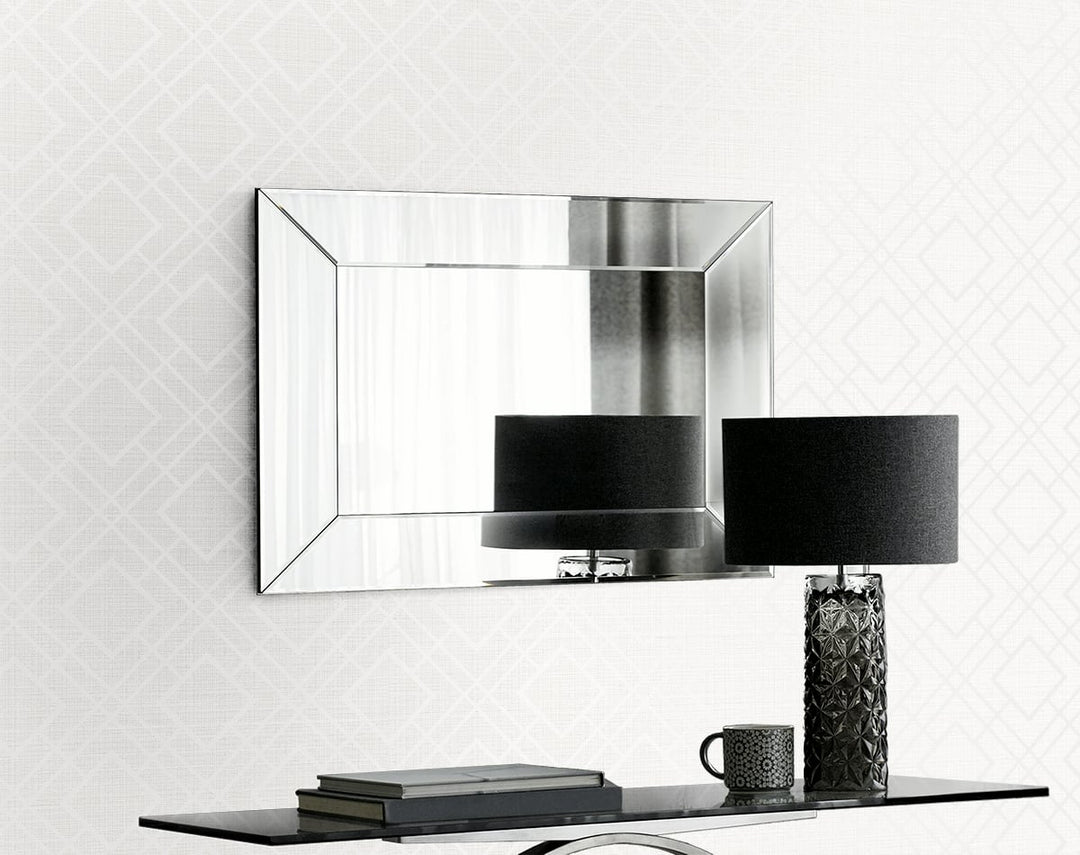 Diamond Lattice Metallic Pearl 2232200 by Etten Gallerie Designer Wallpaper