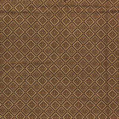 Inlaid Diamond Chocolate by Kravet Couture Fabric