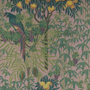 Macaw (Wp) # 02 Blush by 1838 Wallcoverings Wallpaper