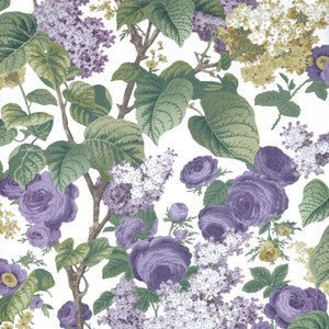 Floribunda (Wp) # 01 Lavender Dream by 1838 Wallcoverings Wallpaper