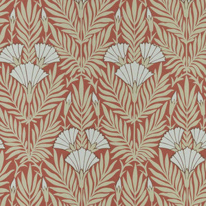 Floral Fanfare (Wp) # 02 Coral by 1838 Wallcoverings Wallpaper