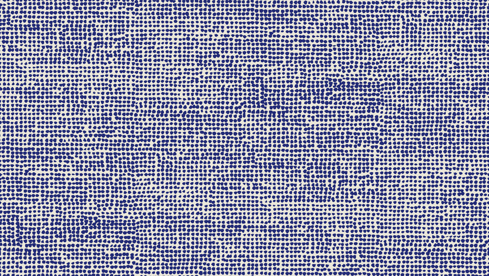 Orkanen Indigo and Greige by Seabrook Wallpaper Marimekko Vol. 5 Italy 75.5 15.5" 27.5" - Fabric Carolina -